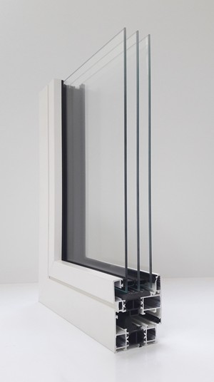 SOLEAL 65 Aluminium-Fenster Klassik-Design